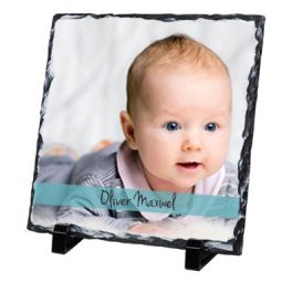 Stripe Baby Photo Stone